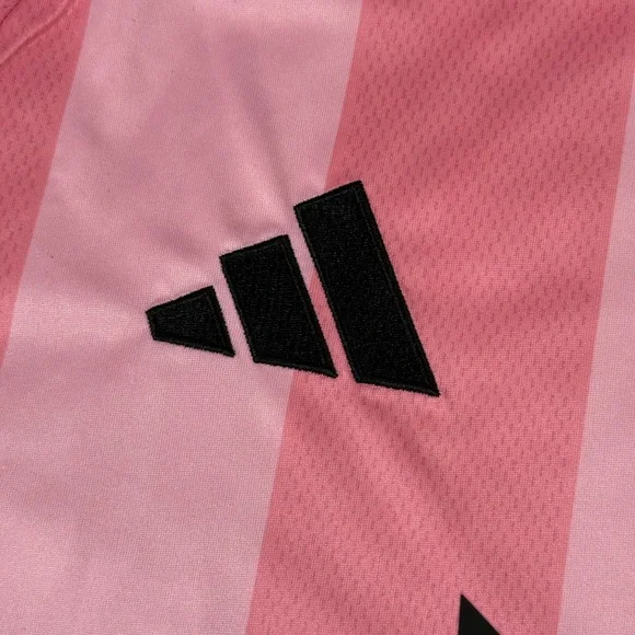 Adidas Inter Miami Lionel Messi #10 Pink Striped Jersey Adult 2025/26 Size L - Picture 6 of 10